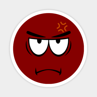 Angry Face [B] Magnet